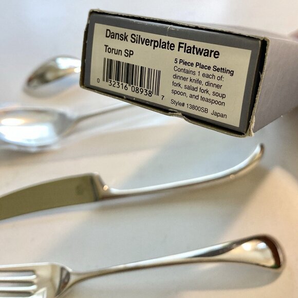MCM DANSK Torun SP Japan Silverplate Flatware, Set Of 4, AS IS, Read Description - Picture 8 of 10